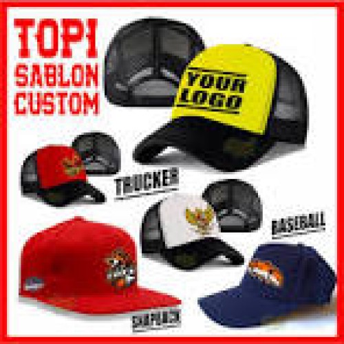 Topi Sablon Custom