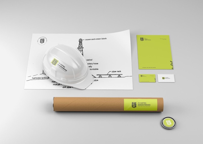 Jasa Desain logo Contructions soger creative