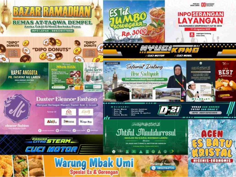 Desain banner songer dreative