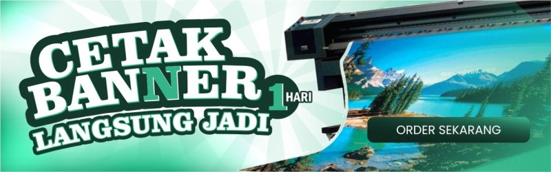Cetak Banner langsung jadi songer creative