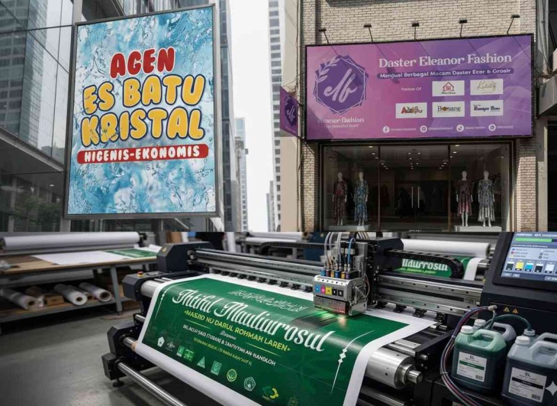 Cetak Banner Baliho fleksi korea Murah